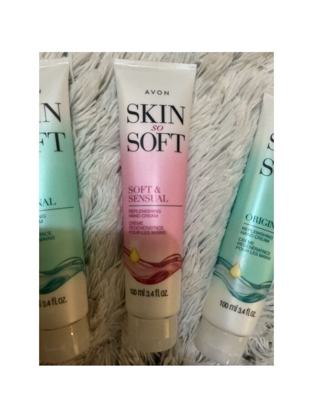 Avon Skin So Soft Hand Cream Set – Original & Soft & Sensual (3 Tubes) - Picture 3 of 6